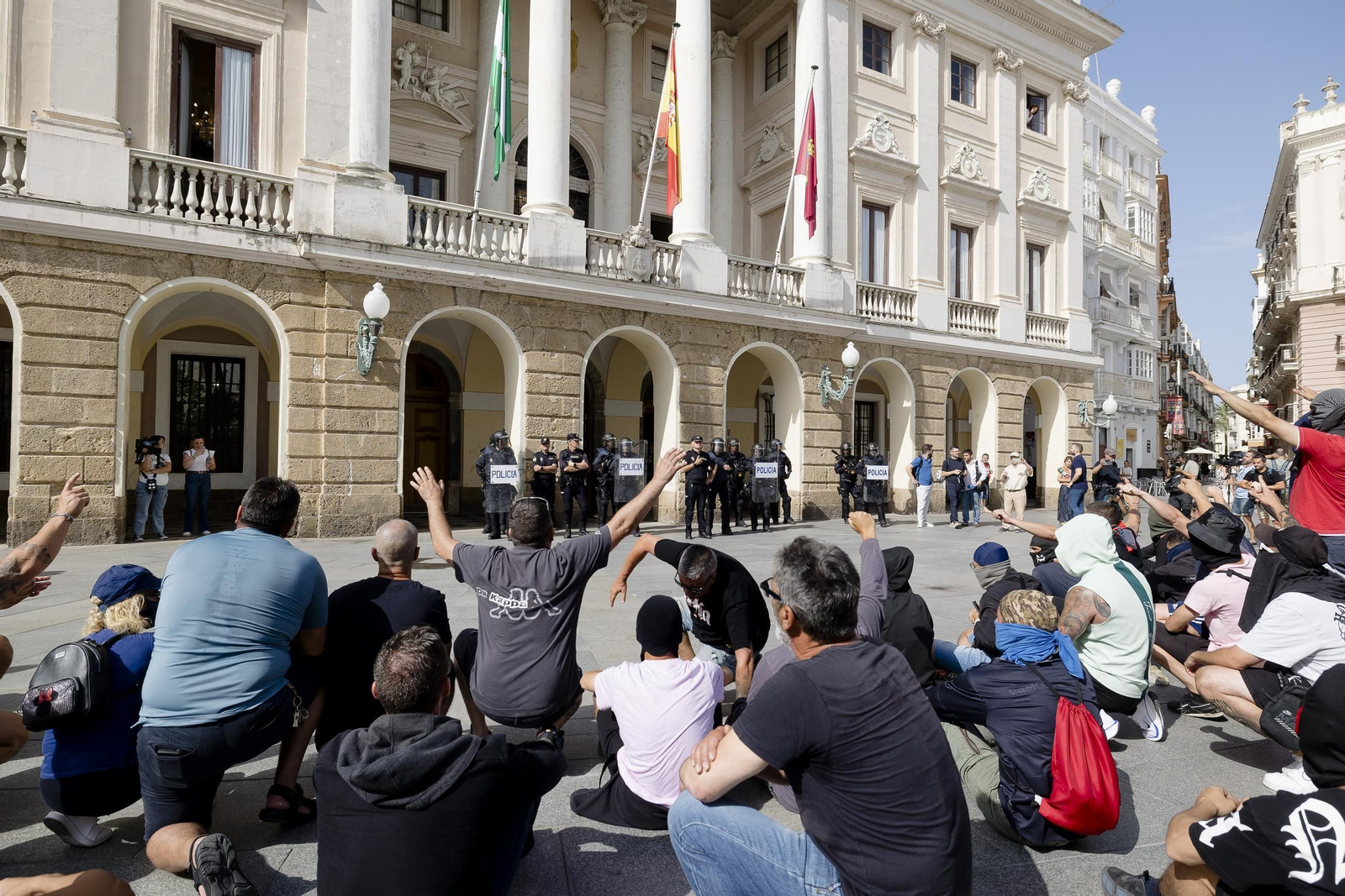 Imágenes del segundo día de huelga de los trabajadores del sector del metal en Cádiz