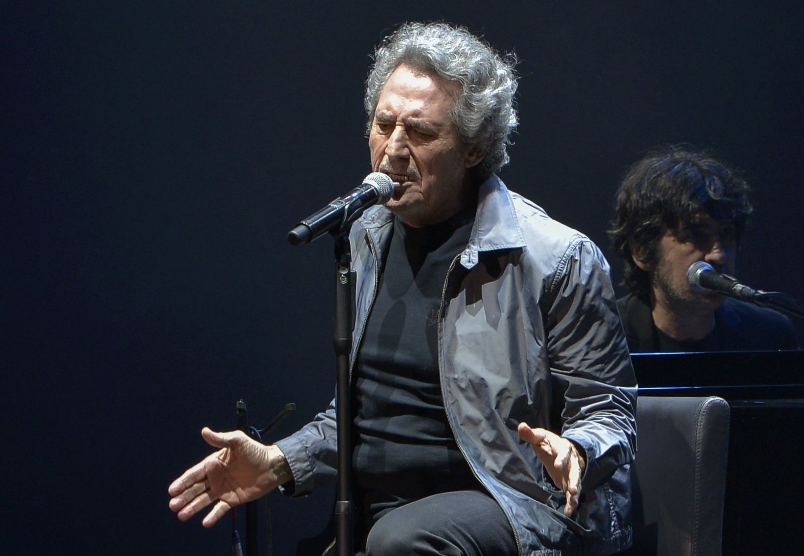 Miguel Ríos en su actuación en Marbella