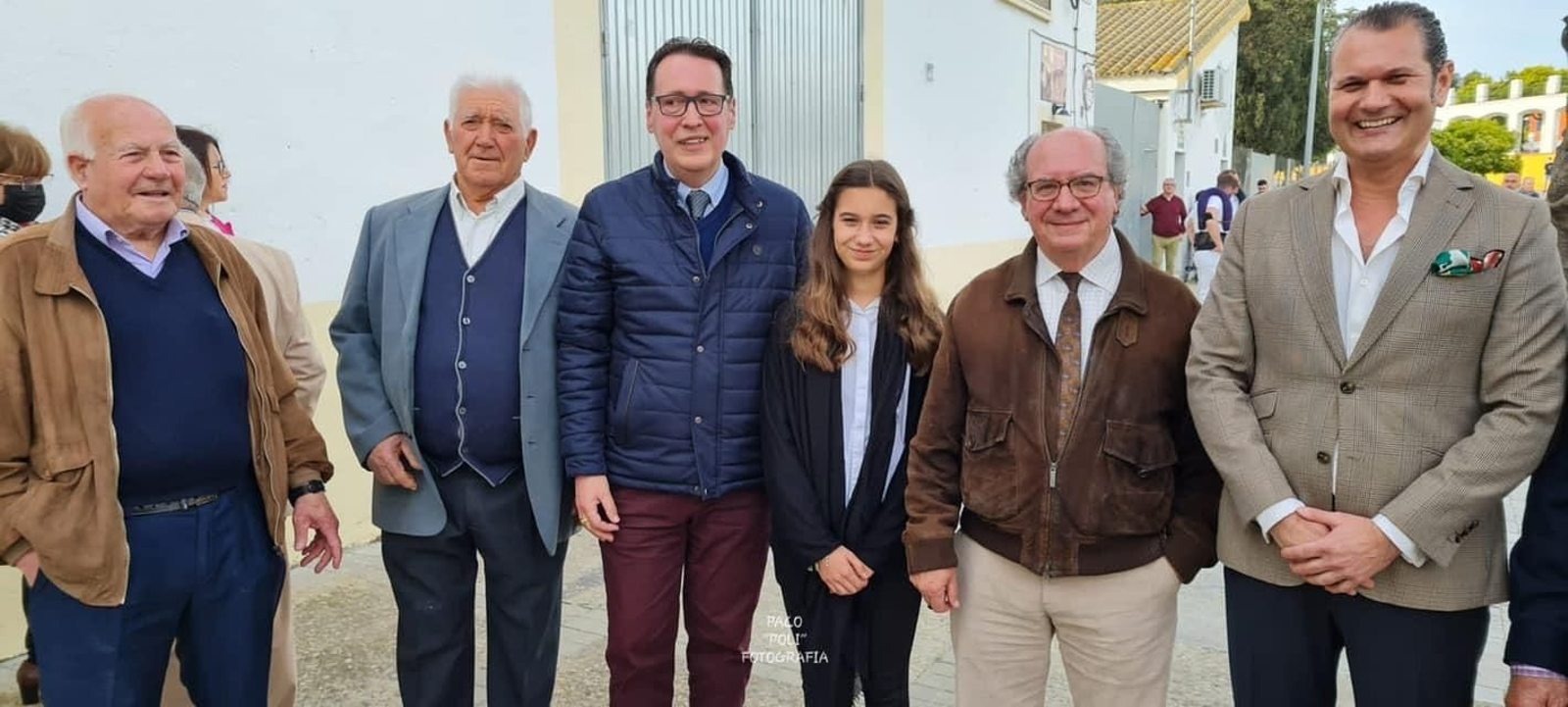 Jesús López, segundo por la izquierda, nuevo presidente.