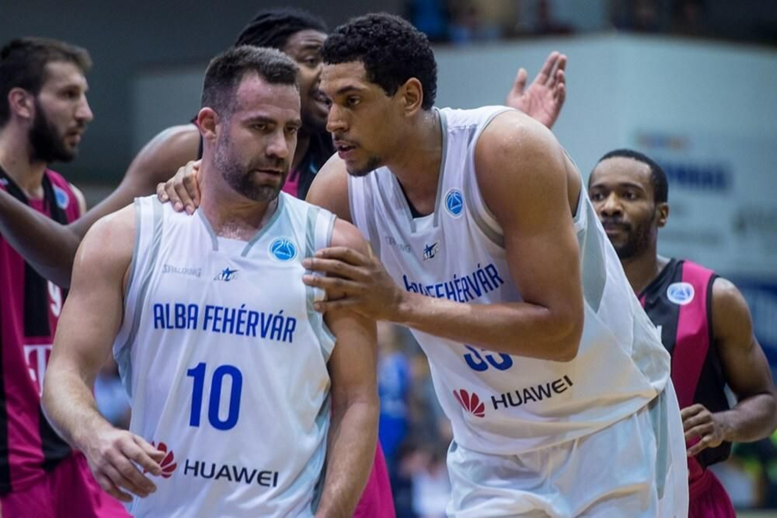 Carlos Cabezas, en un partido del Alba Féhérvar.