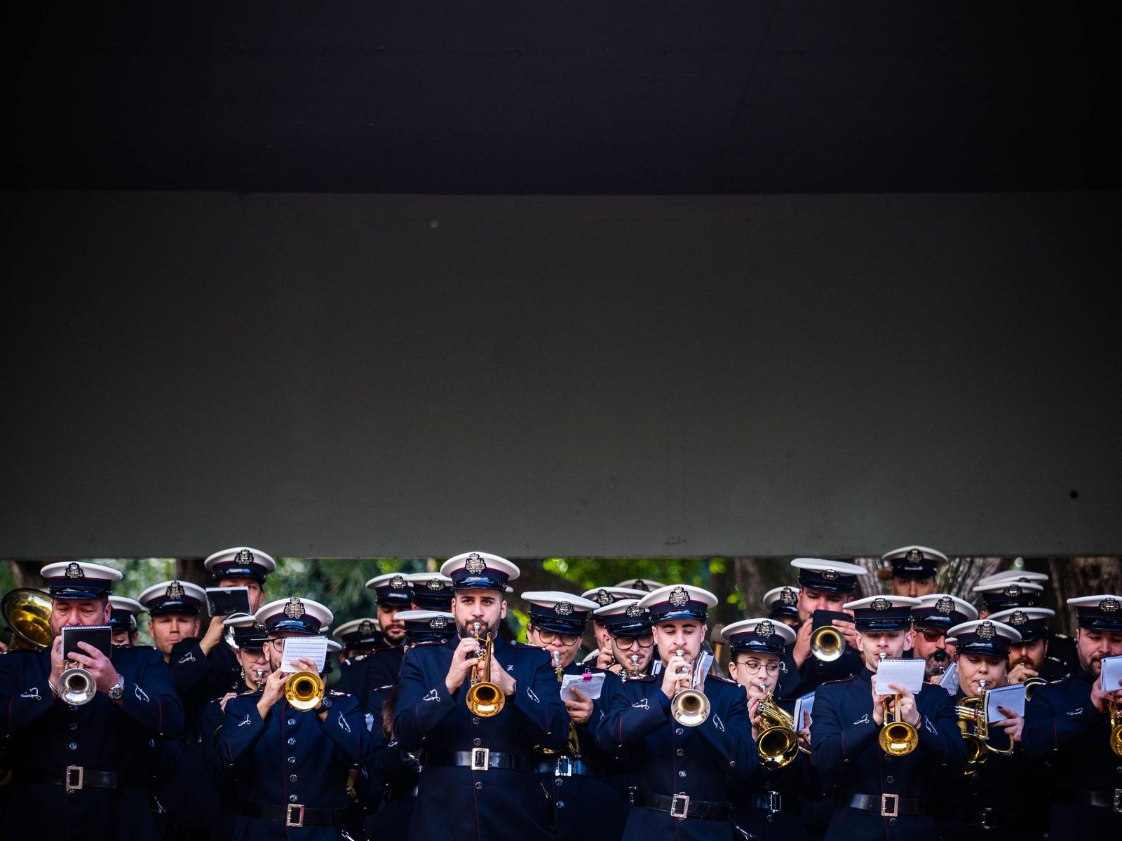 Sones cofrades en el Parque: celebrado el certamen de bandas de Nazareno en San Fernando