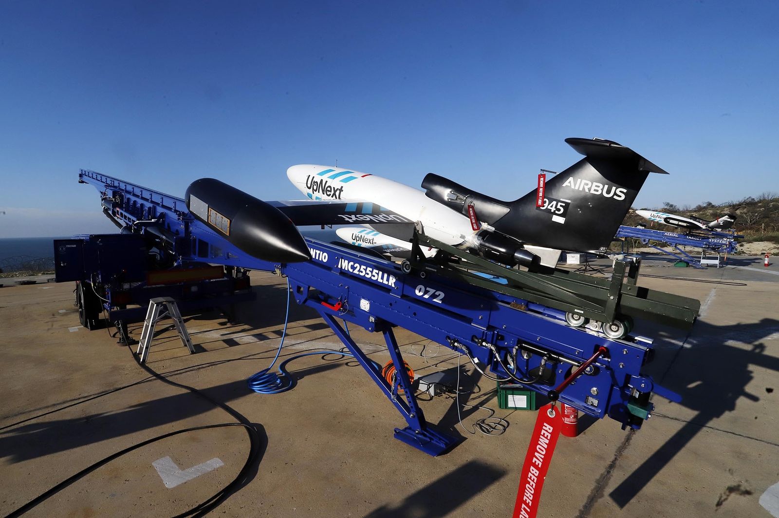 Imágenes del ensayo del demostrador Auto´Mate en el INTA, Huelva