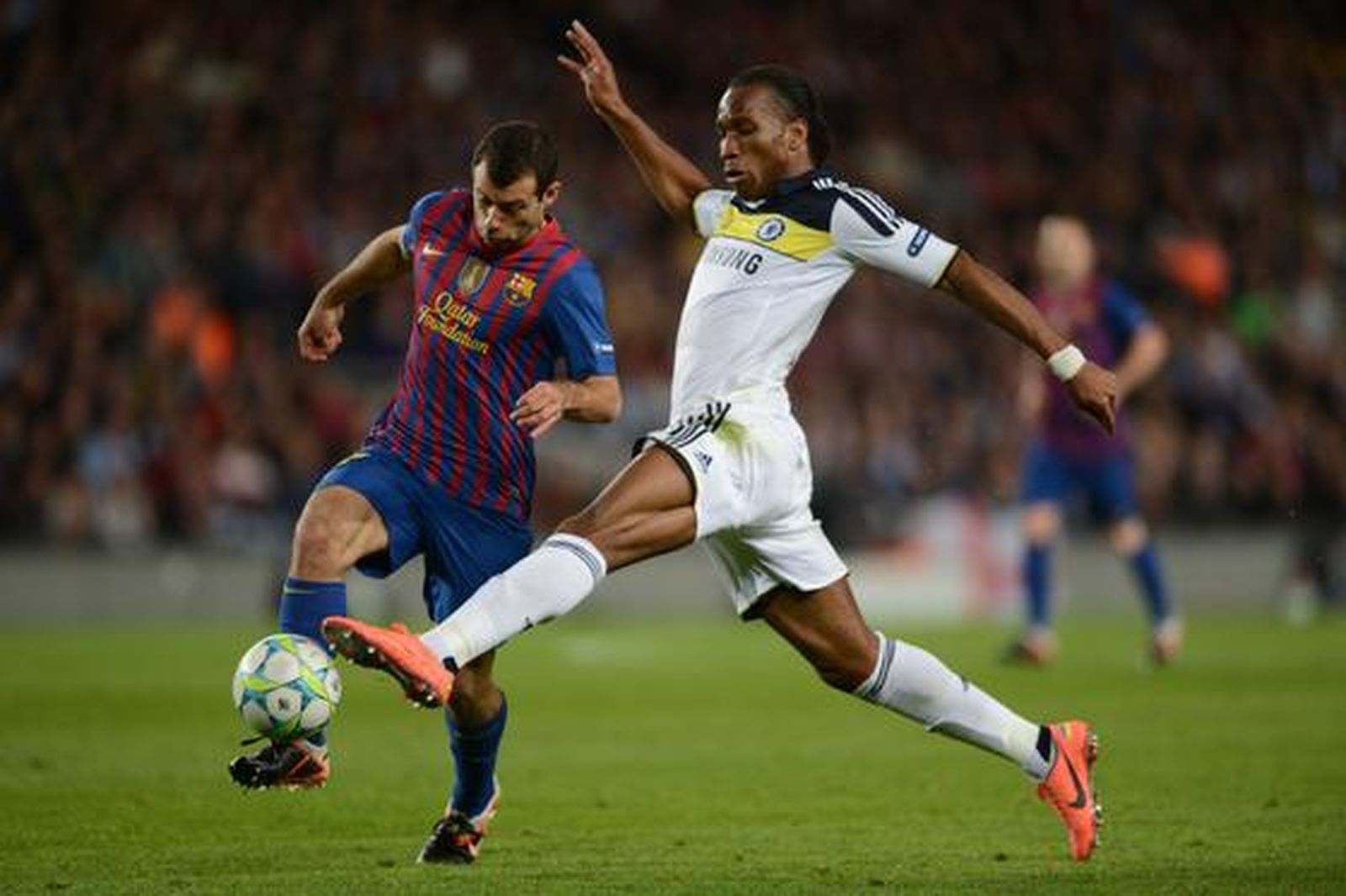 El Barcelona cae eliminado de la 'Champions' en semifinales ante el Chelsea (2-2). / AFP