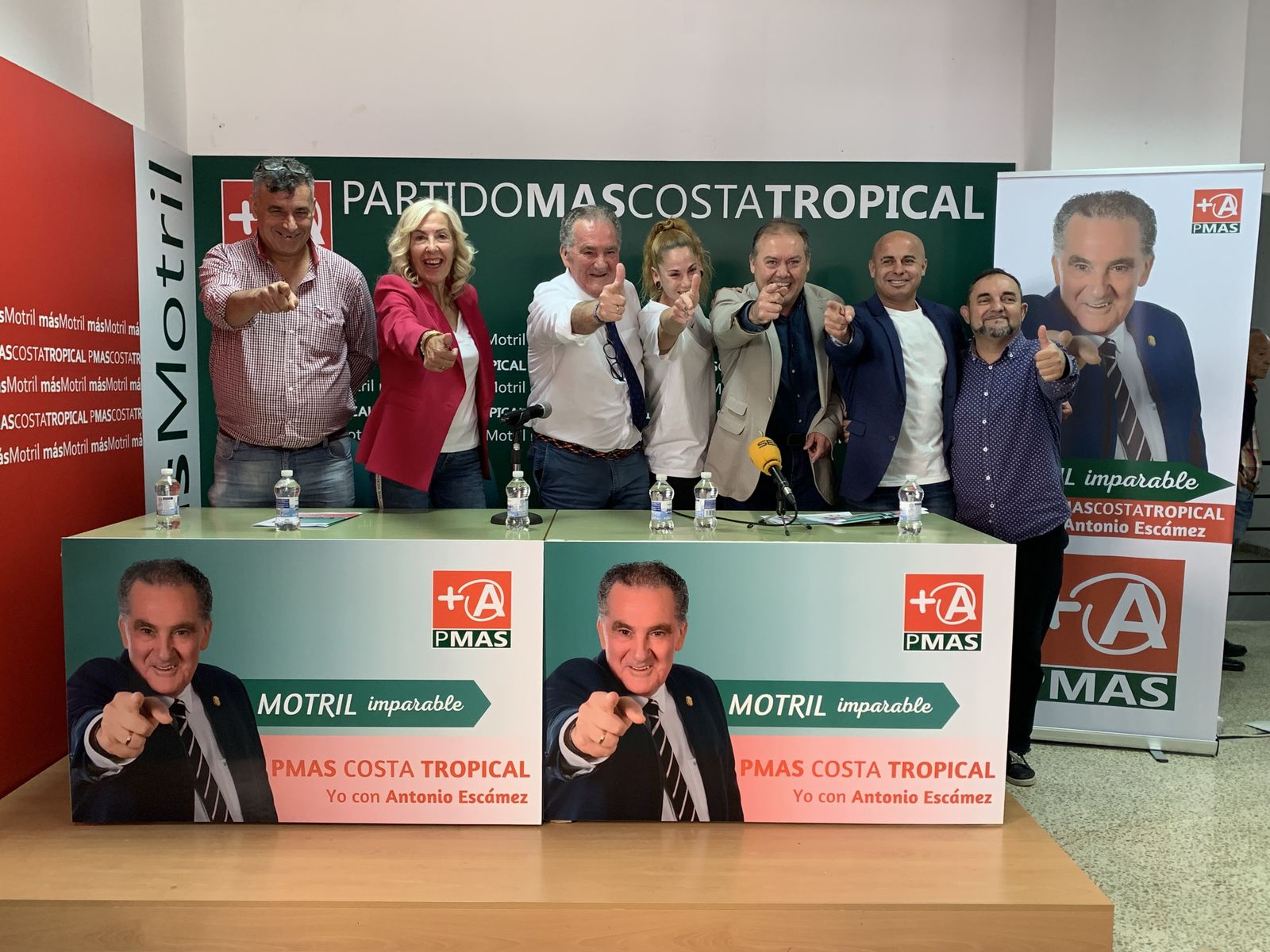 Más Costa Tropical reafirma a Antonio Escámez como candidato a la alcaldía de Motril