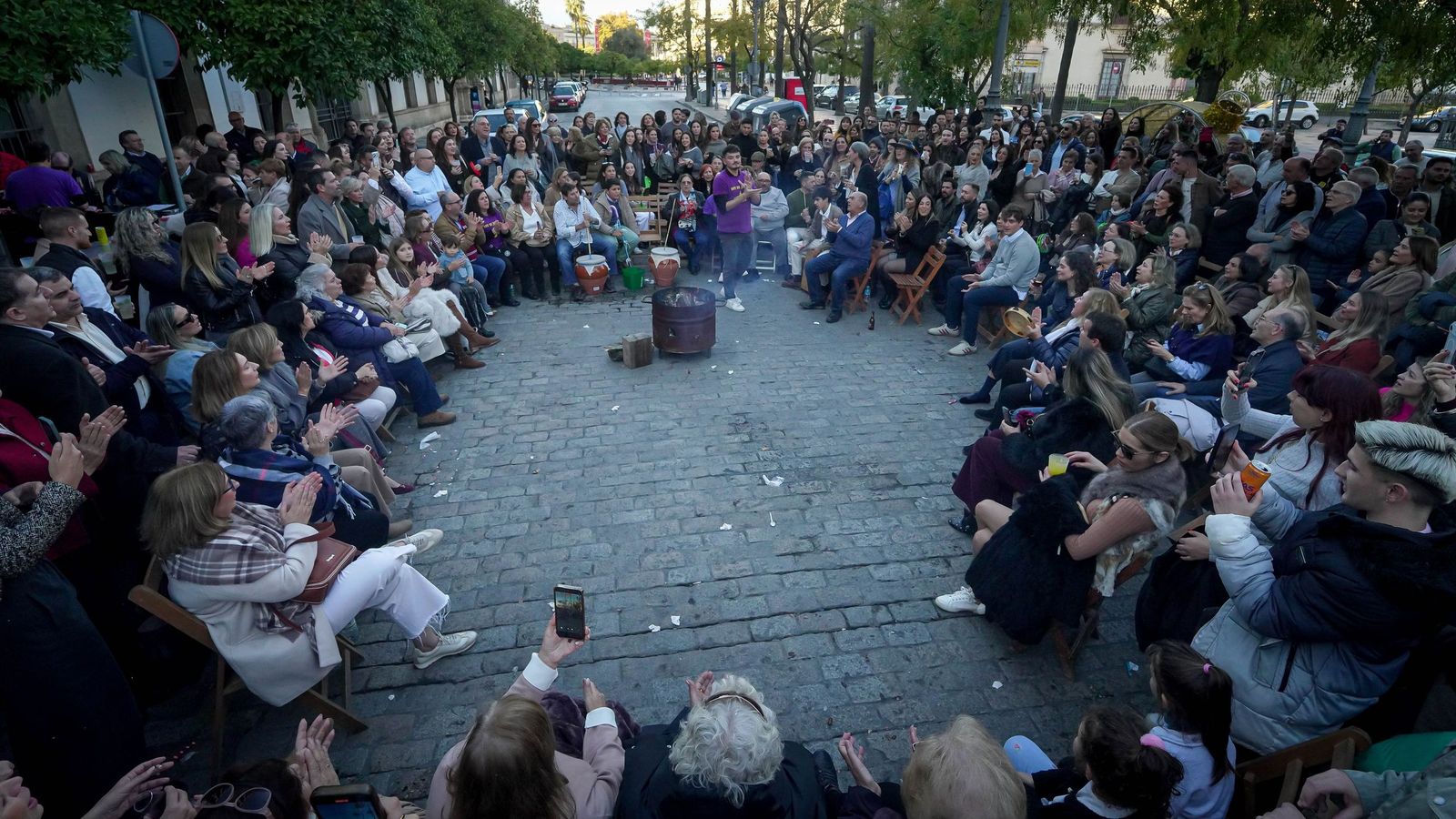 Una de las zambombas celebradas durante estas últimas semanas.