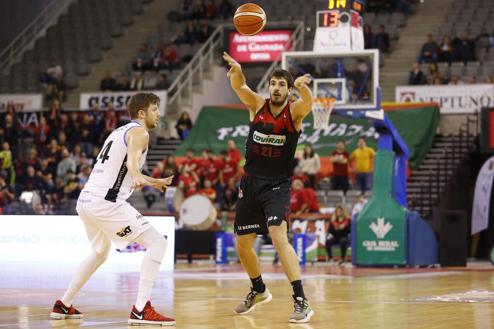 David Iriarte disputó su último partido en casa ante el Mallorca.