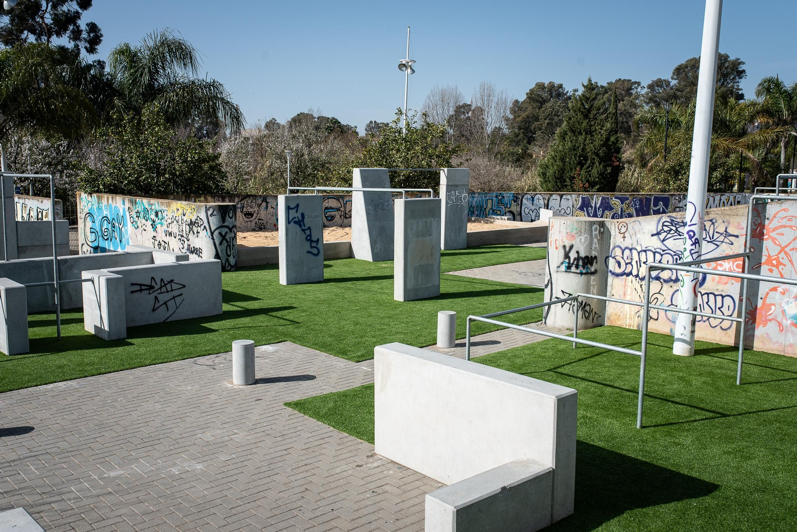 Actuaciones de mejora en el Parque Moret, en imágenes