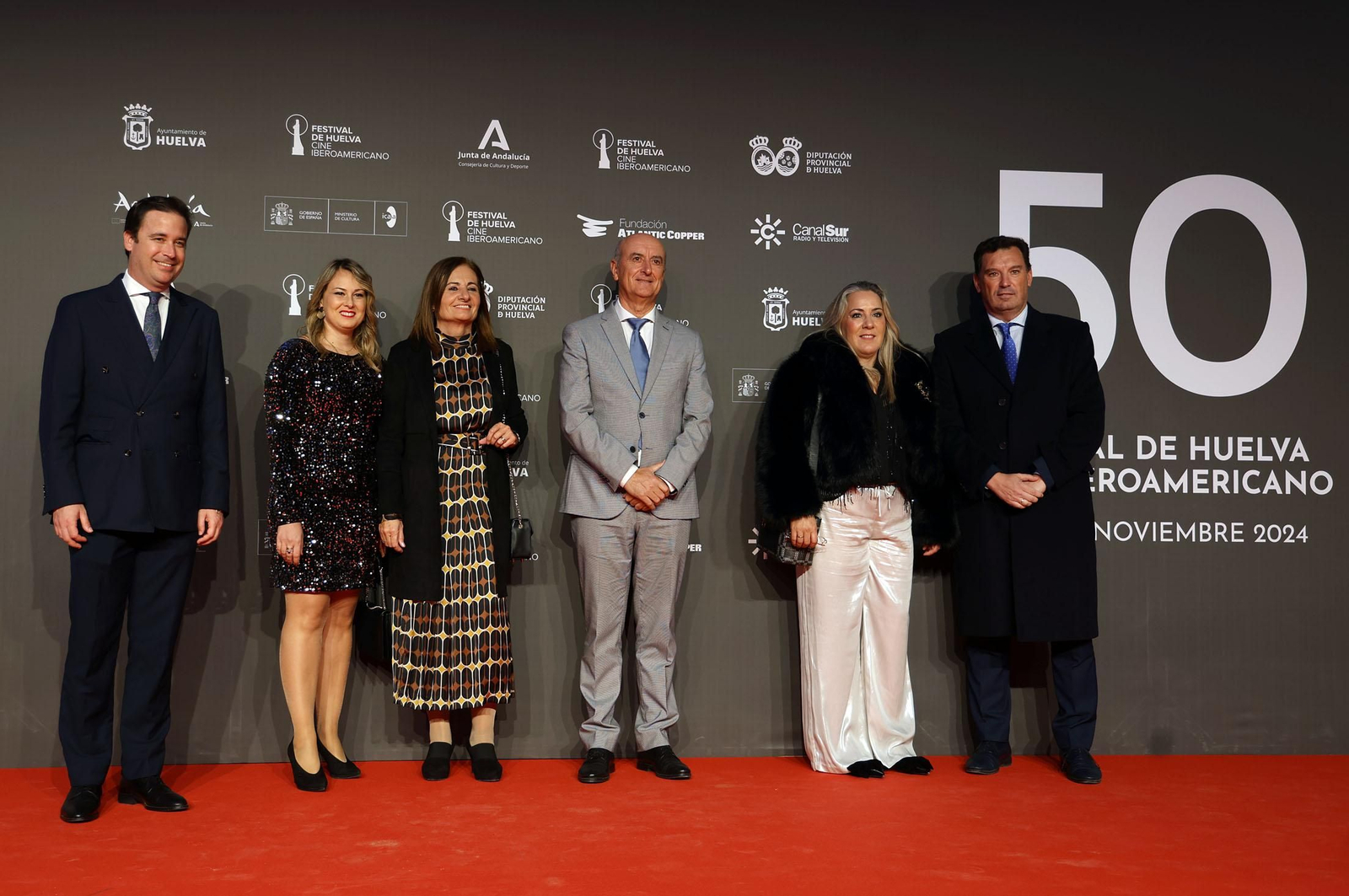 Imágenes del photocall de la gala de clausura del 50 Festival de Huelva Cine Iberoamericano