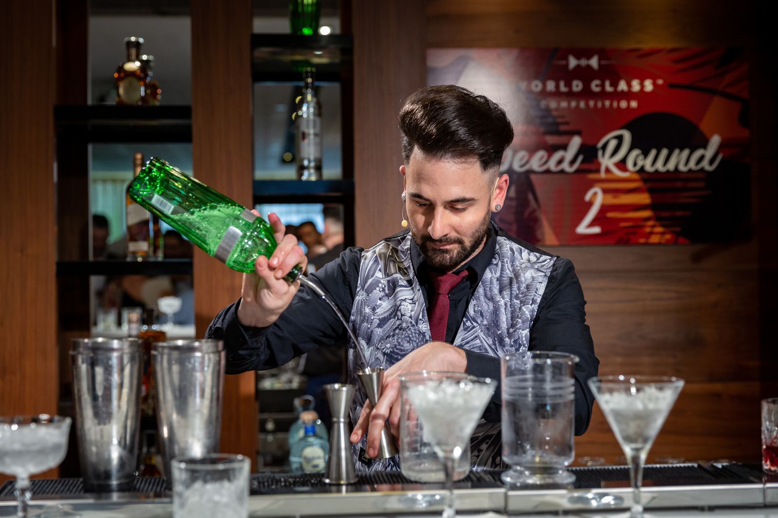 Borja Goikoetxea, en la final nacional de 'World Class Competition'.