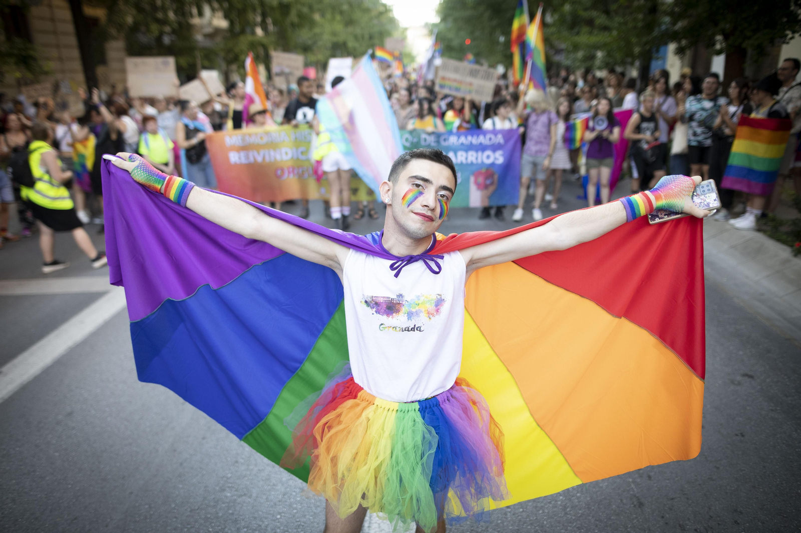 Manifestación del Orgullo en Granada, en imágenes