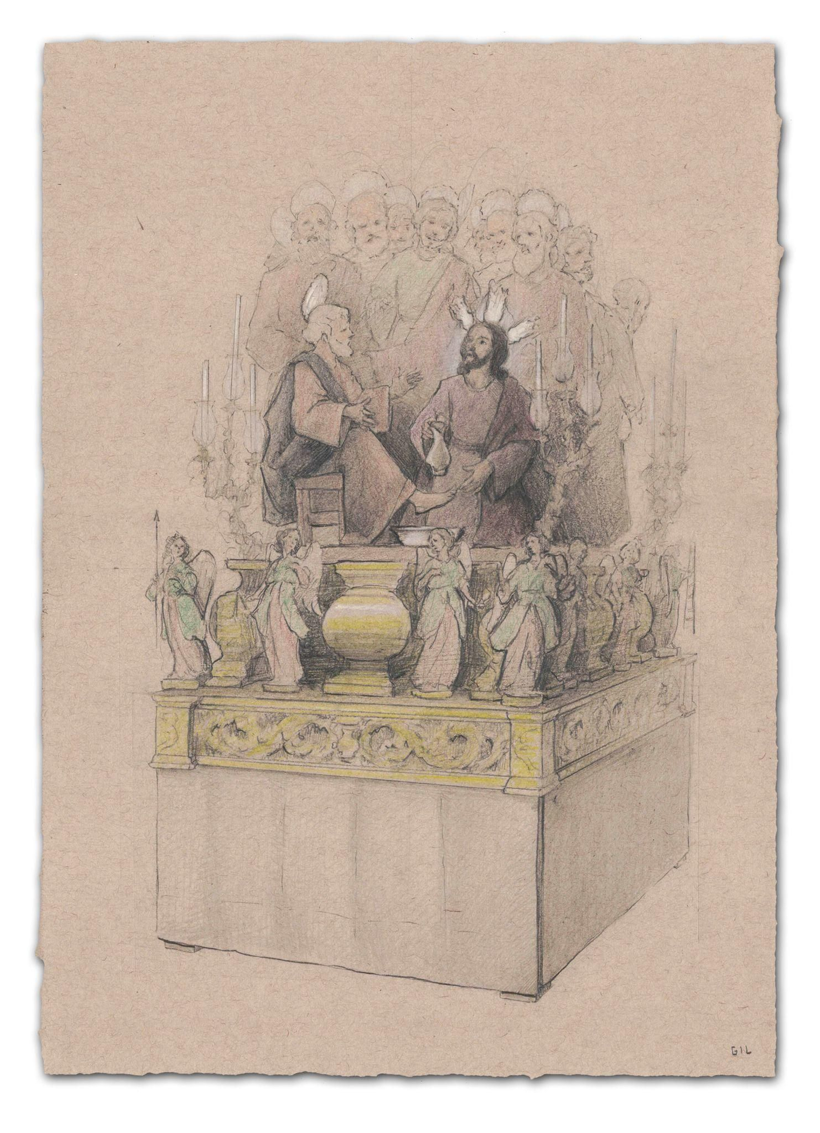 Recreación del misterio del Sagrado Lavatorio