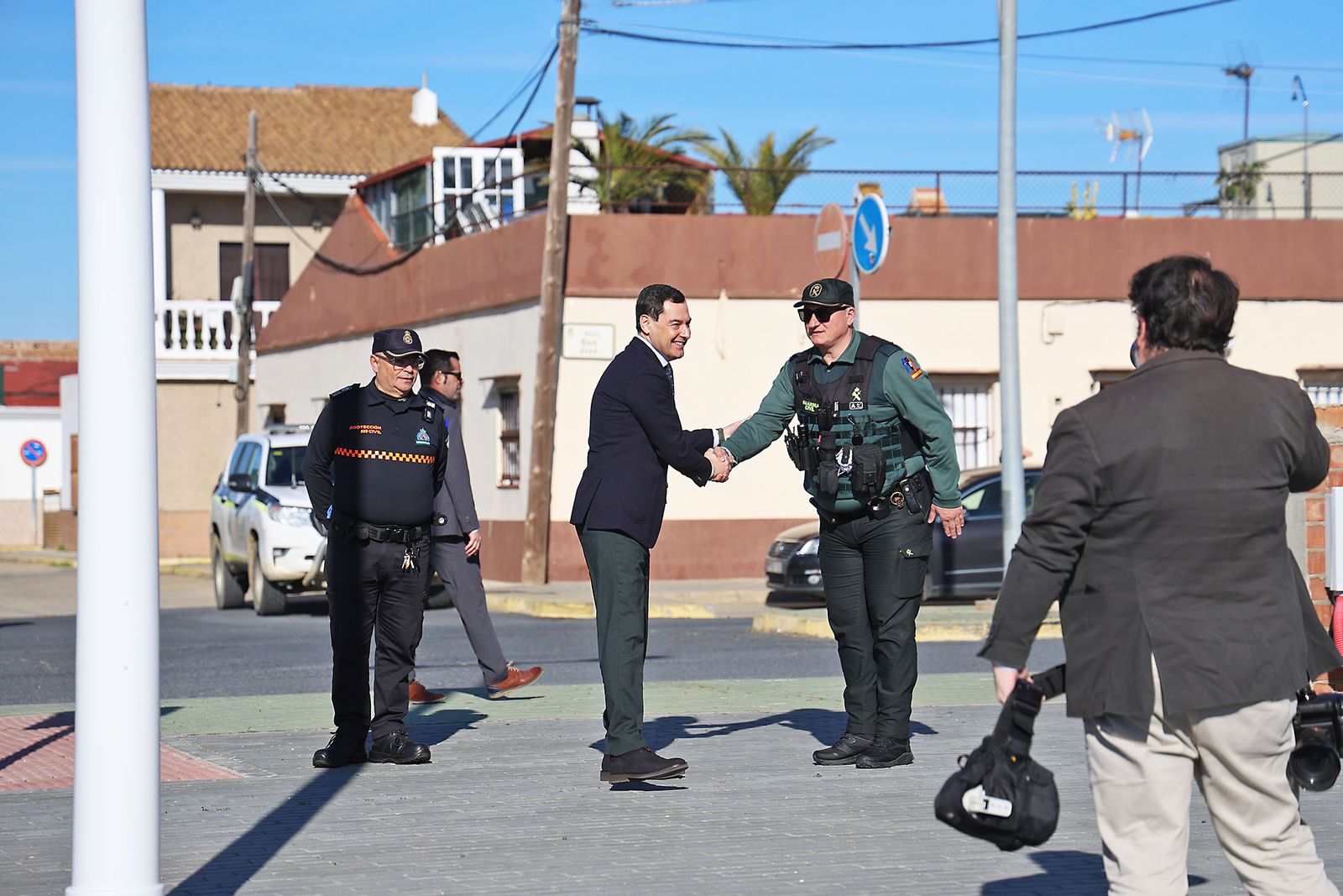 Las fotografías de la inauguración del consultorio de salud de Corrales.