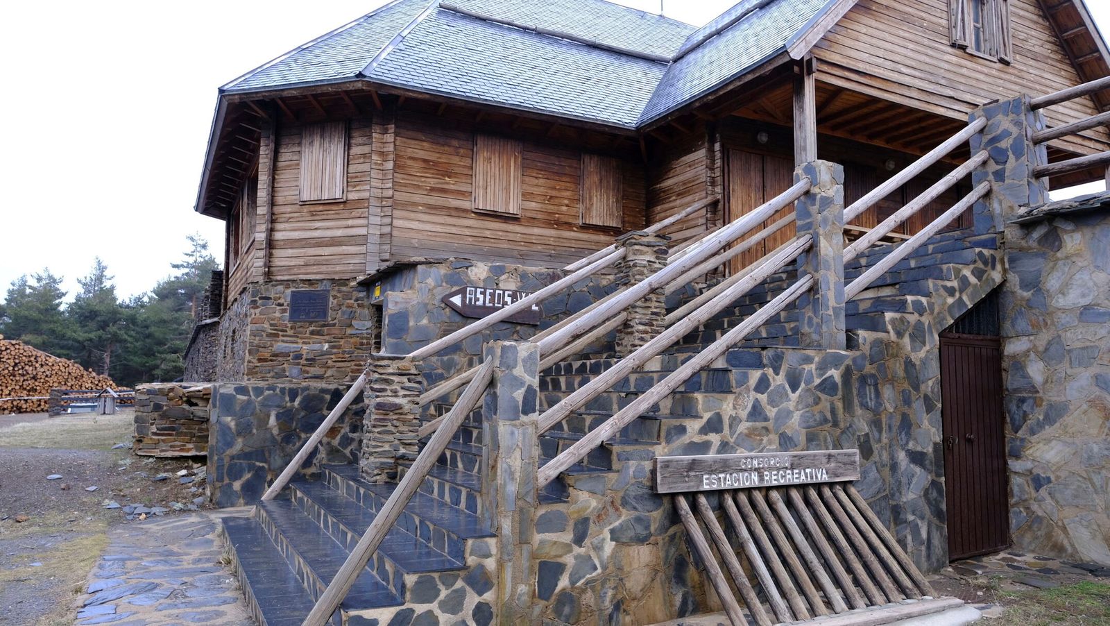 Punto de información del Puerto de la Ragua, en una imagen de archivo.