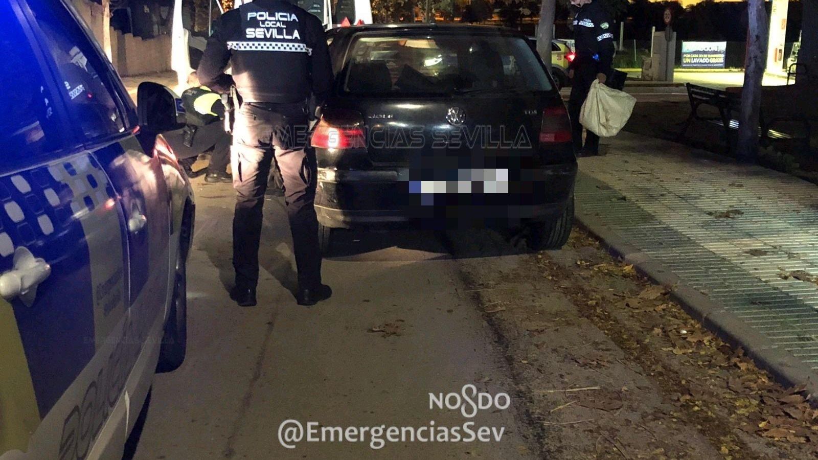 Final de la persecución de Sevilla a Guillena.