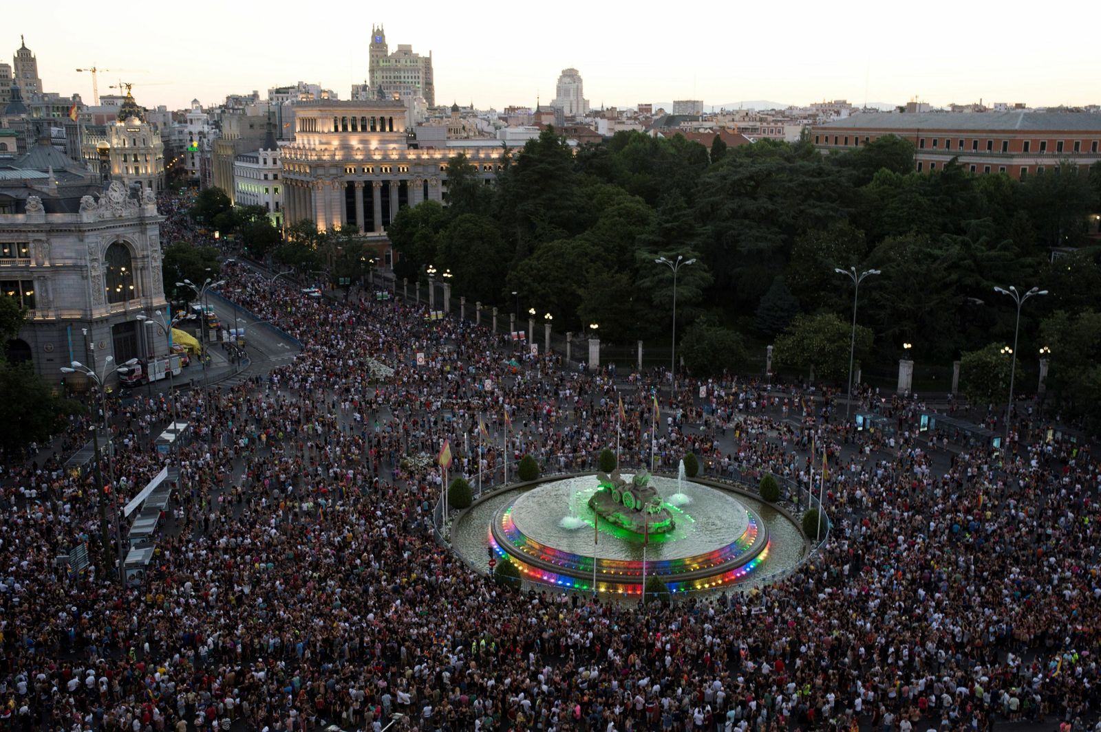 Manifestación del Orgullo LGTBI en Madrid.