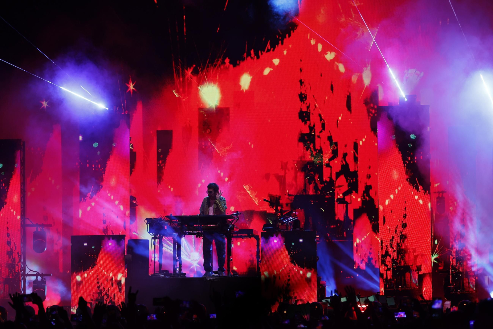 Las imágenes del concierto de Jean-Michel Jarre