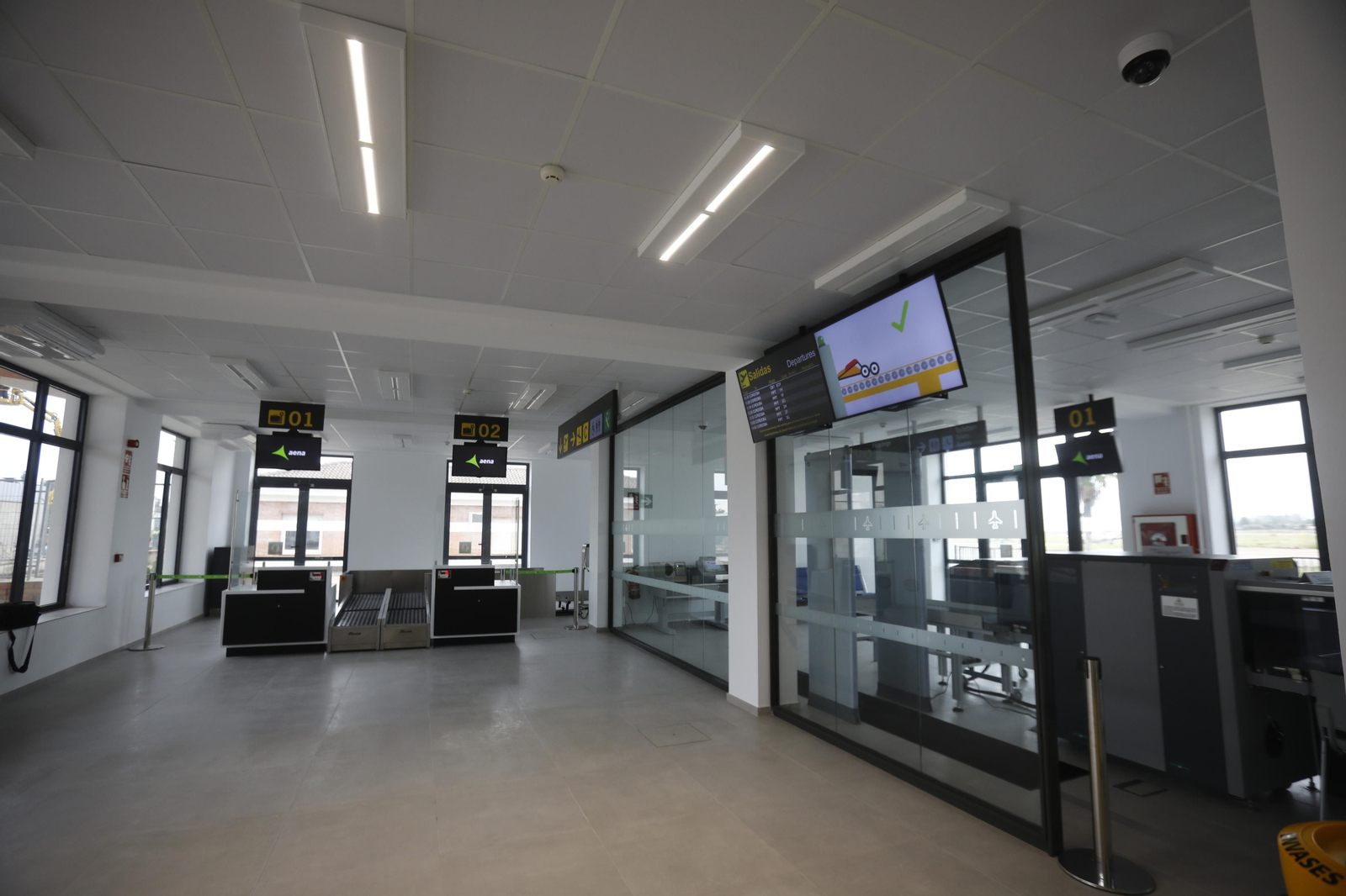 La nueva terminal del aeropuerto de Córdoba, en fotografías