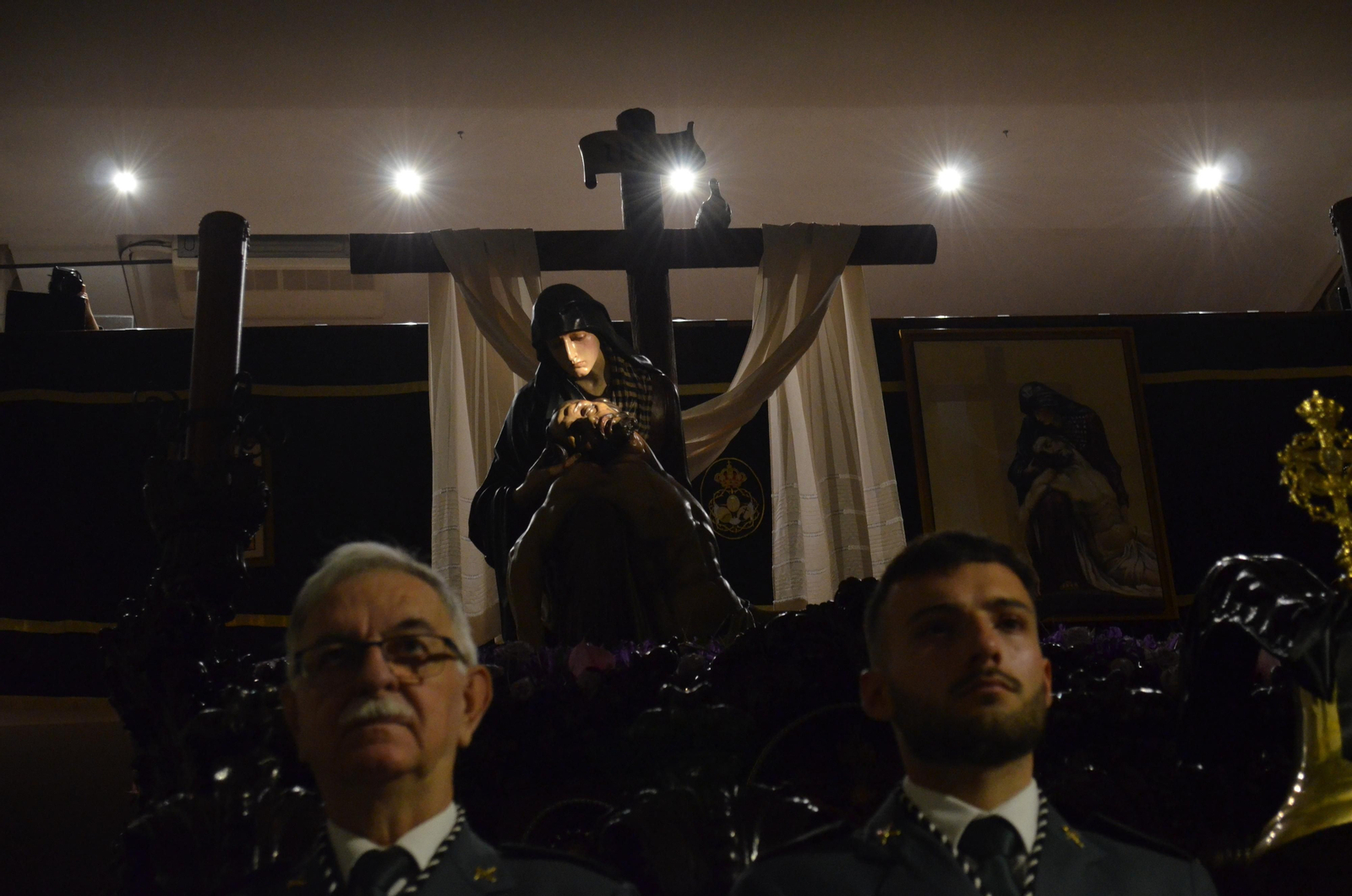 La Piedad en el Viernes Santo en Málaga