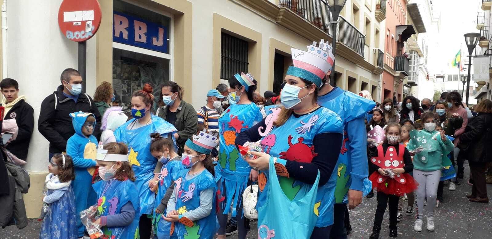 Pasacalles infantil de Carnaval por las calles de El Puerto