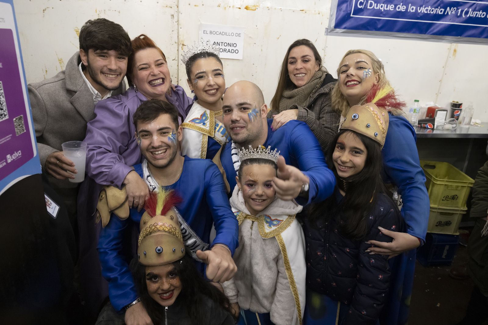 Ambiente en la final  del Carnaval Colombino