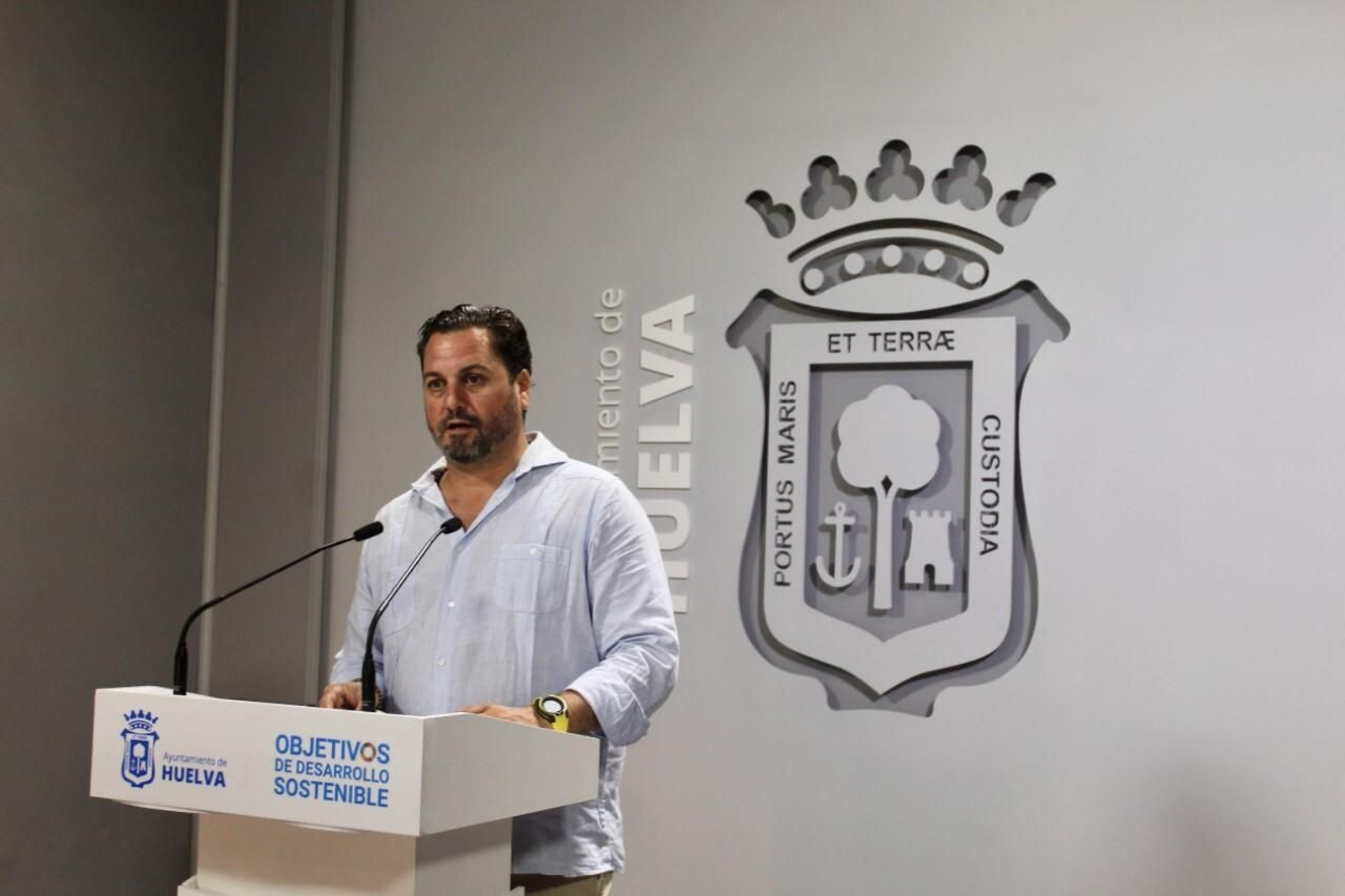 Jaime Pérez, portavoz del PP en el Ayuntamiento de Huelva.