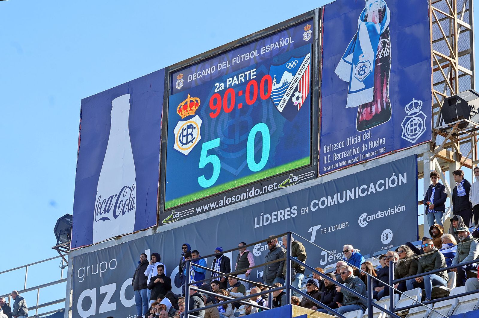 Las mejores fotografías del Recreativo de Huelva-Club Deportivo Estepona