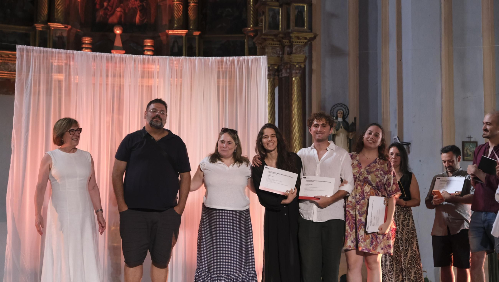 Entrega de diplomas a los alumnos de la Academia Musical del Festival de Vélez Blanco