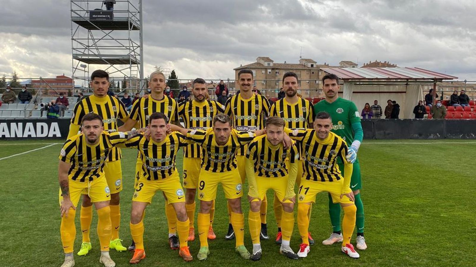 Alineación de Sebas López en Granada.