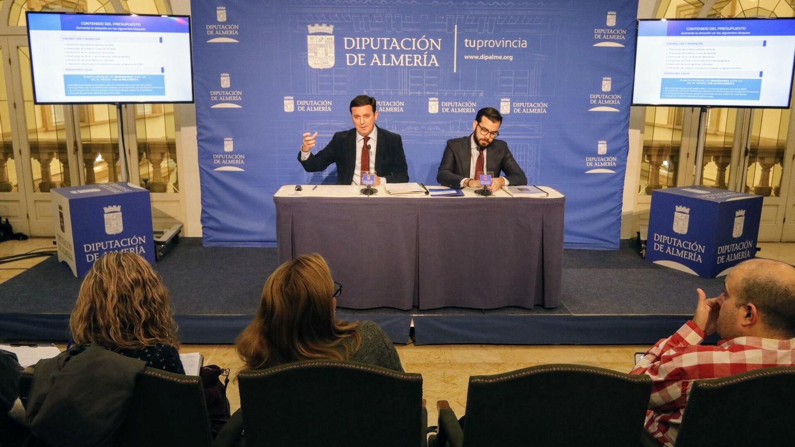 Los presupuestos para el año que viene se han presentado en el Palacio Provincial esta mañana.