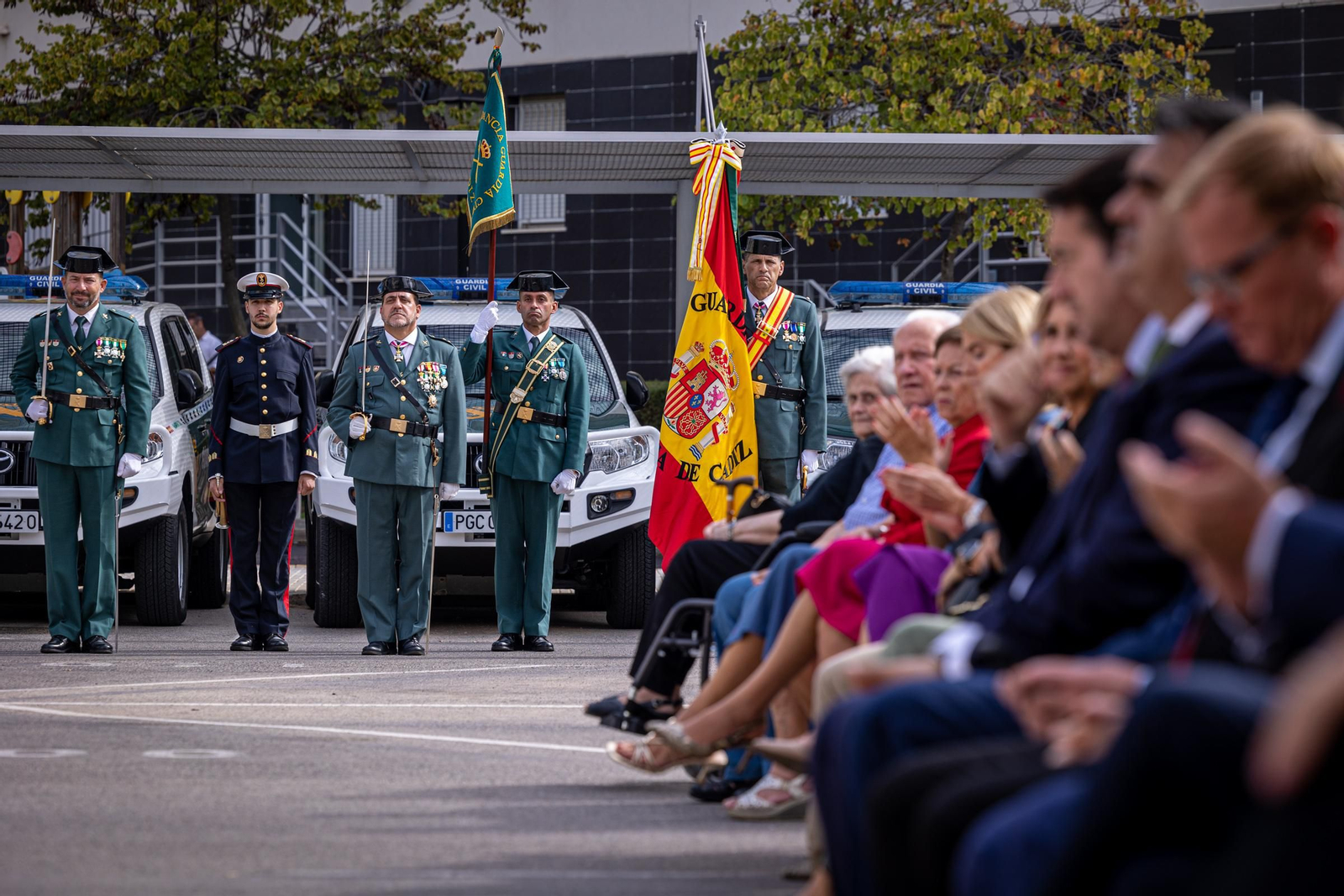 Imágenes de los actos de la Guardia Civil en Cádiz por la festividad de la Virgen del Pilar