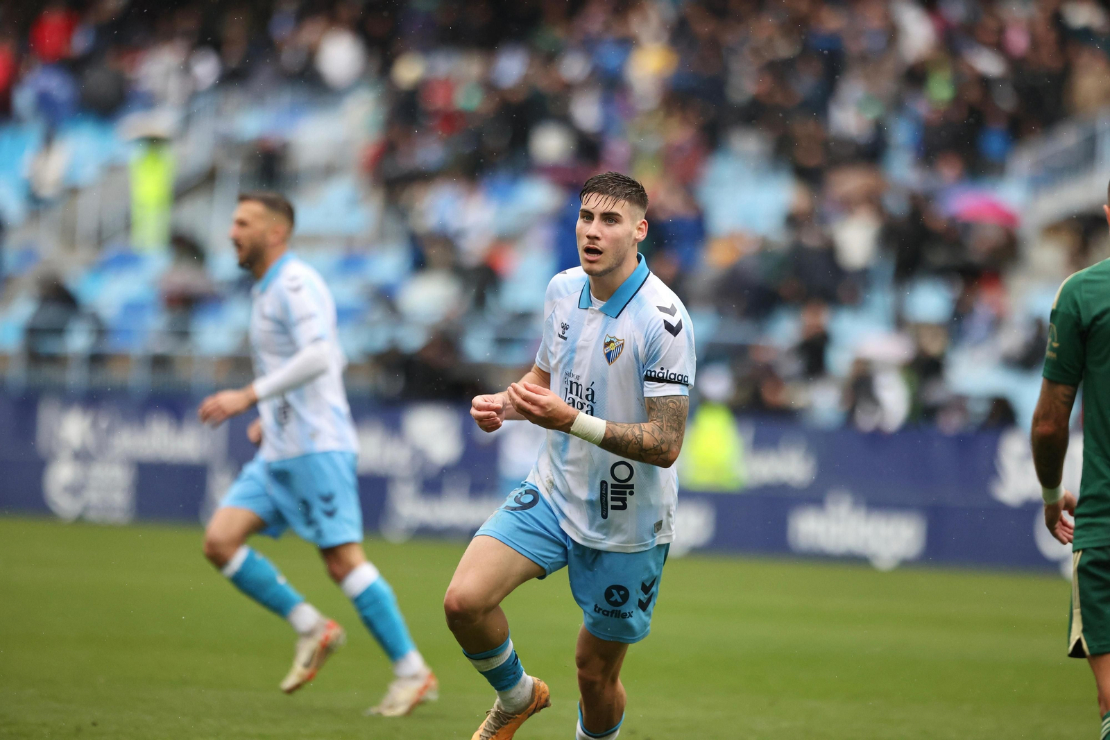 El Málaga CF-Linares Deportivo, fotos El Málaga CF-Linares Deportivo, fotos
