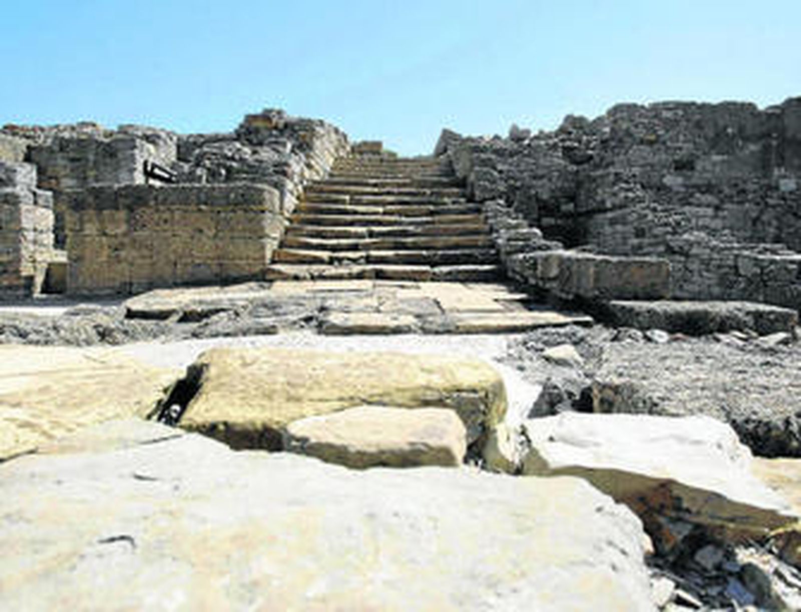 Imagen de archivo del enclave arqueológico de Carteia, situado en San Roque.