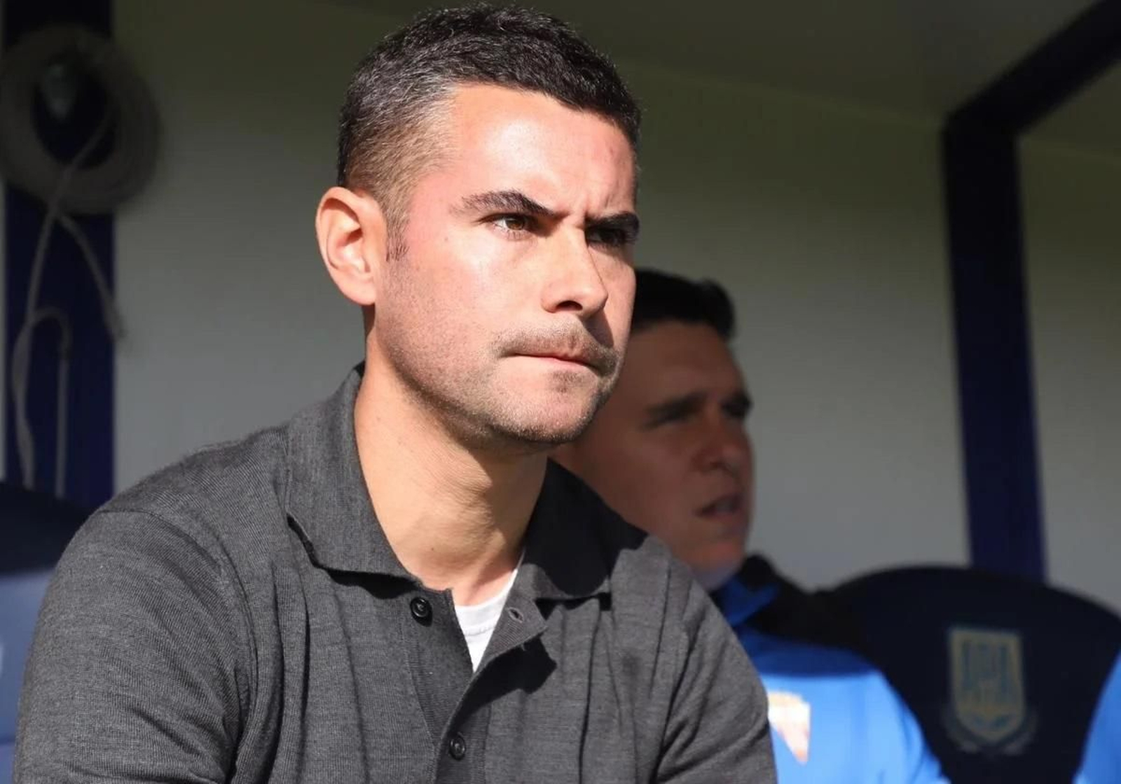 Fran Justo, entrenador del conjunto burgalés.