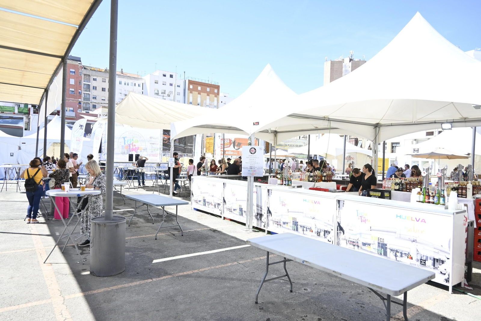 Las mejores imágenes de la inauguración de la Feria de la Tapa, en Huelva