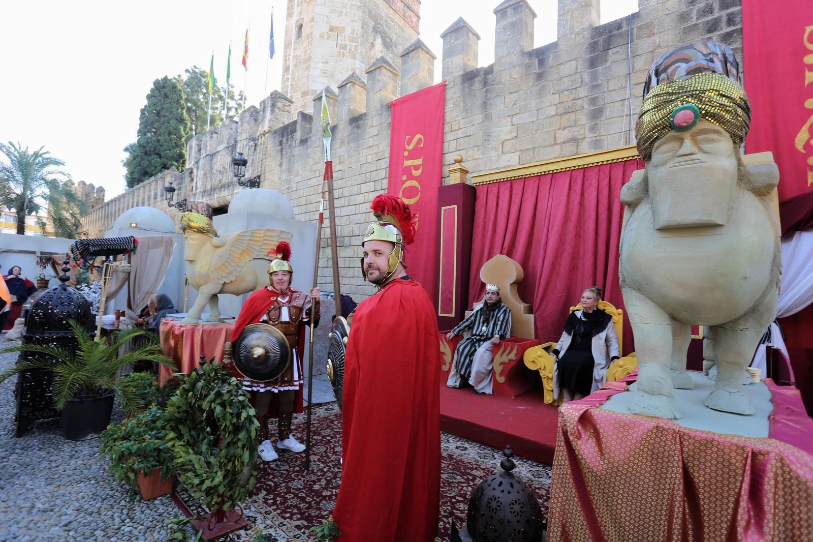 Parte de la escena del rey Herodes.