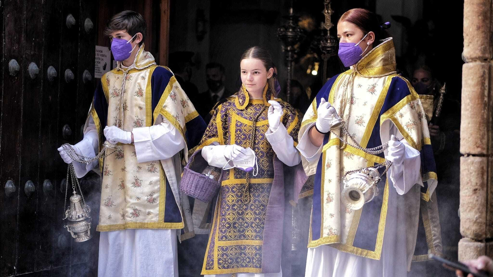 Las imágenes de la cofradía de Afligidos