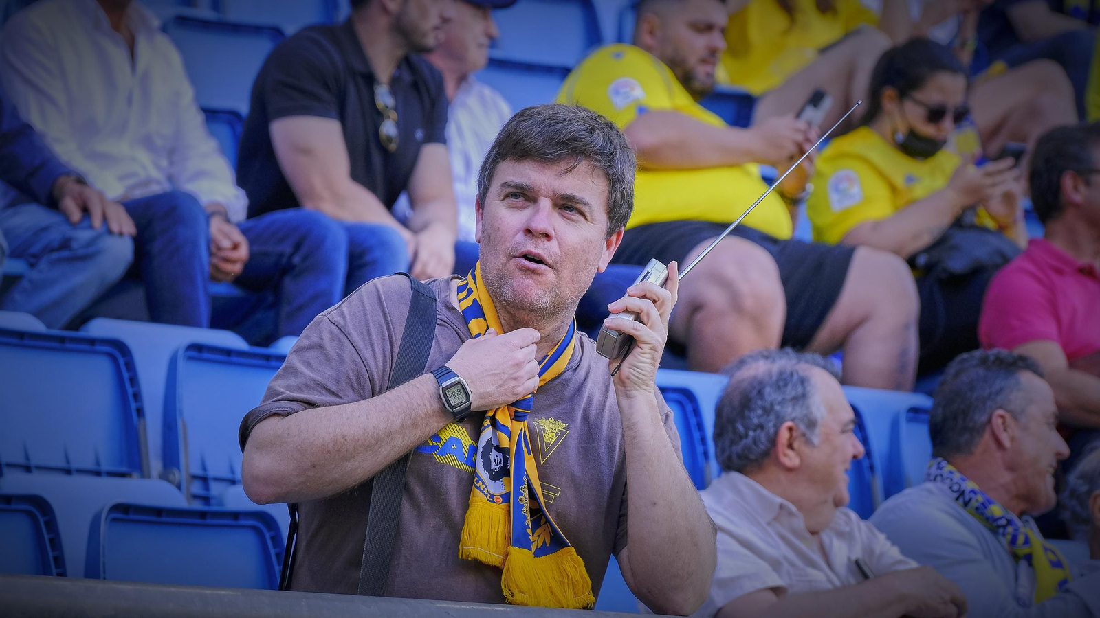 Ambiente  cadista durante el Cádiz CF - Real Madrid