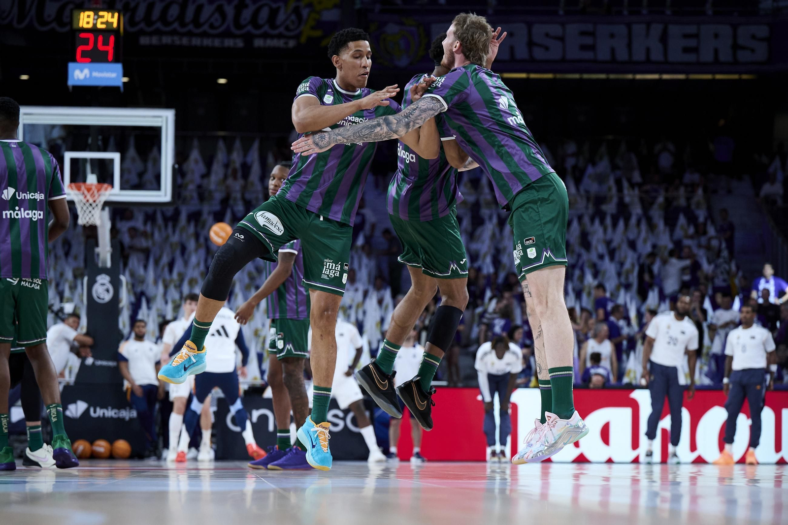 El Real Madrid-Unicaja, en fotos