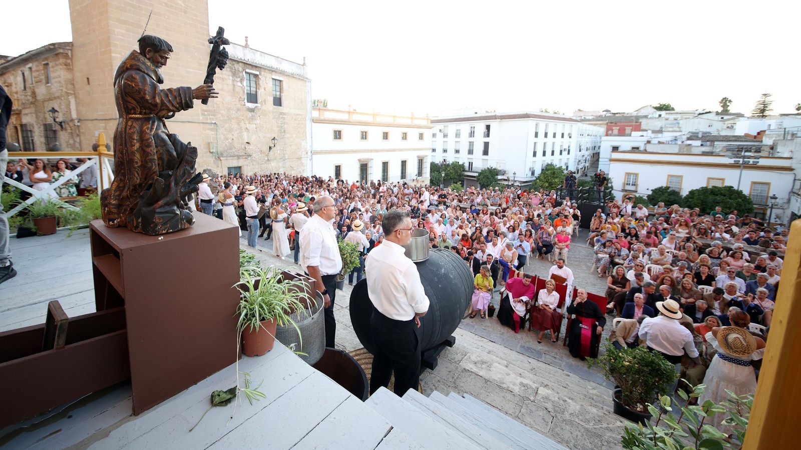 San Ginés de la Jara, en el acto de la Pisa de la Uva 2025.