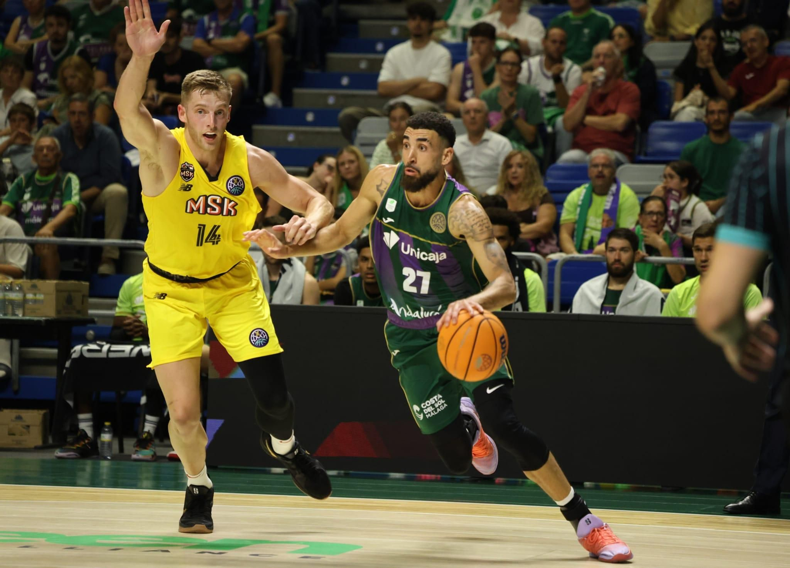 El Unicaja-Mersin, en fotos
