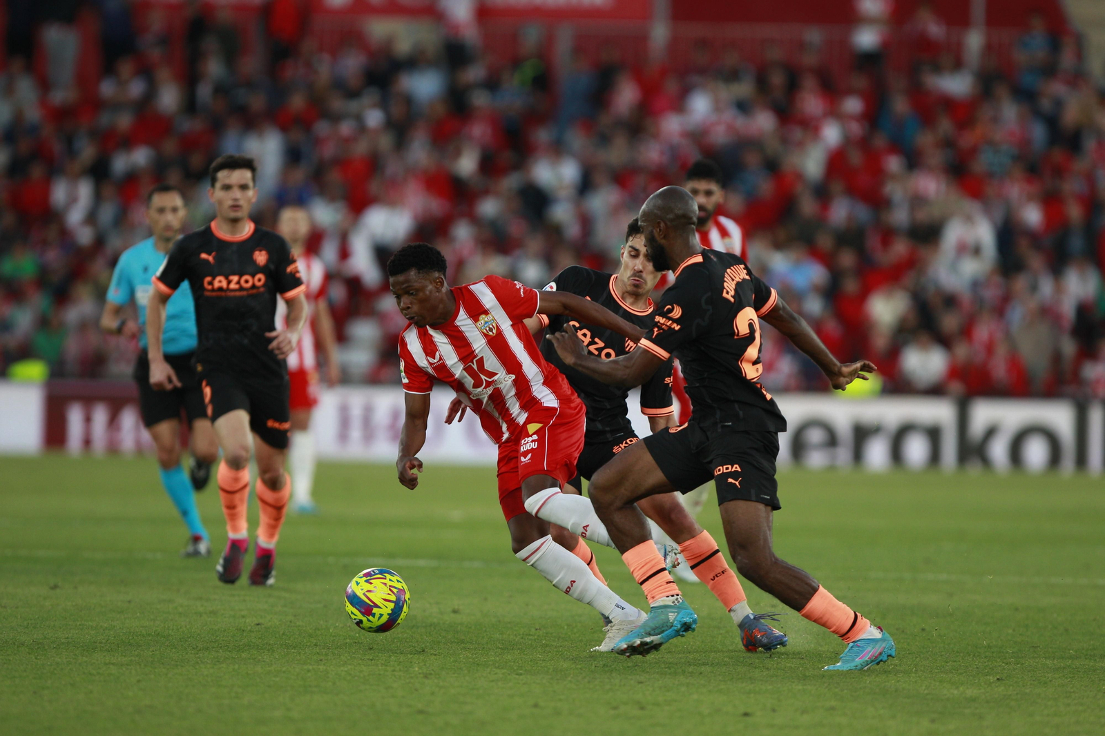 Fotogalería del partido de la Liga Santander, U.D. Almería-Valencia