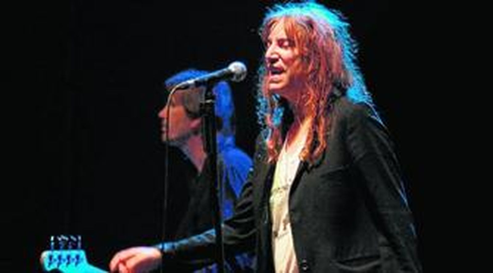 La cantante estadounidense en el concierto que ofreció ayer en el Foro iberoamericano de La Rábida.