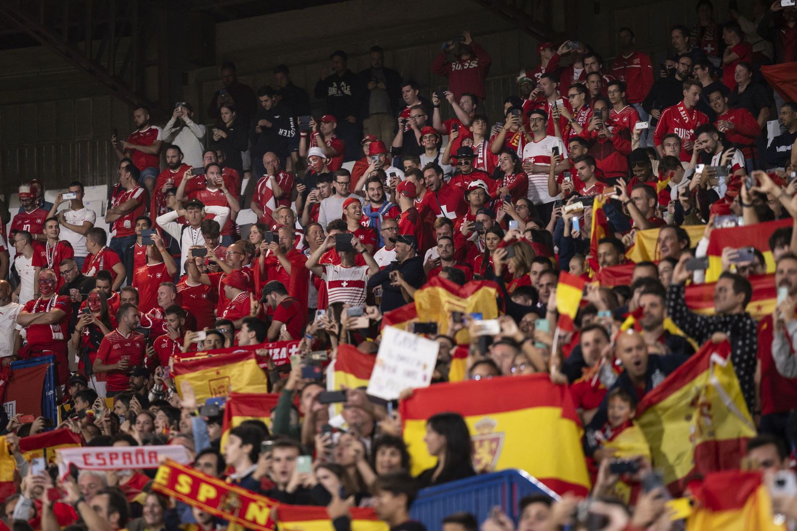 Las imágenes del España-Suiza