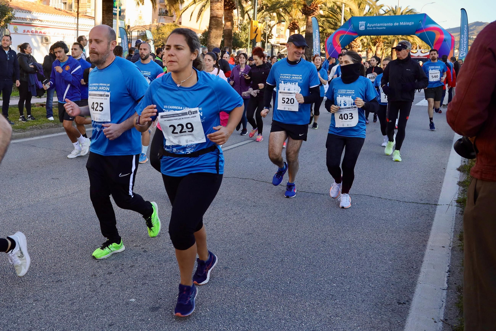 La Carrera Urbana del Colegio Fundación Unicaja Sagrada Familia en Ciudad Jardín, en fotos