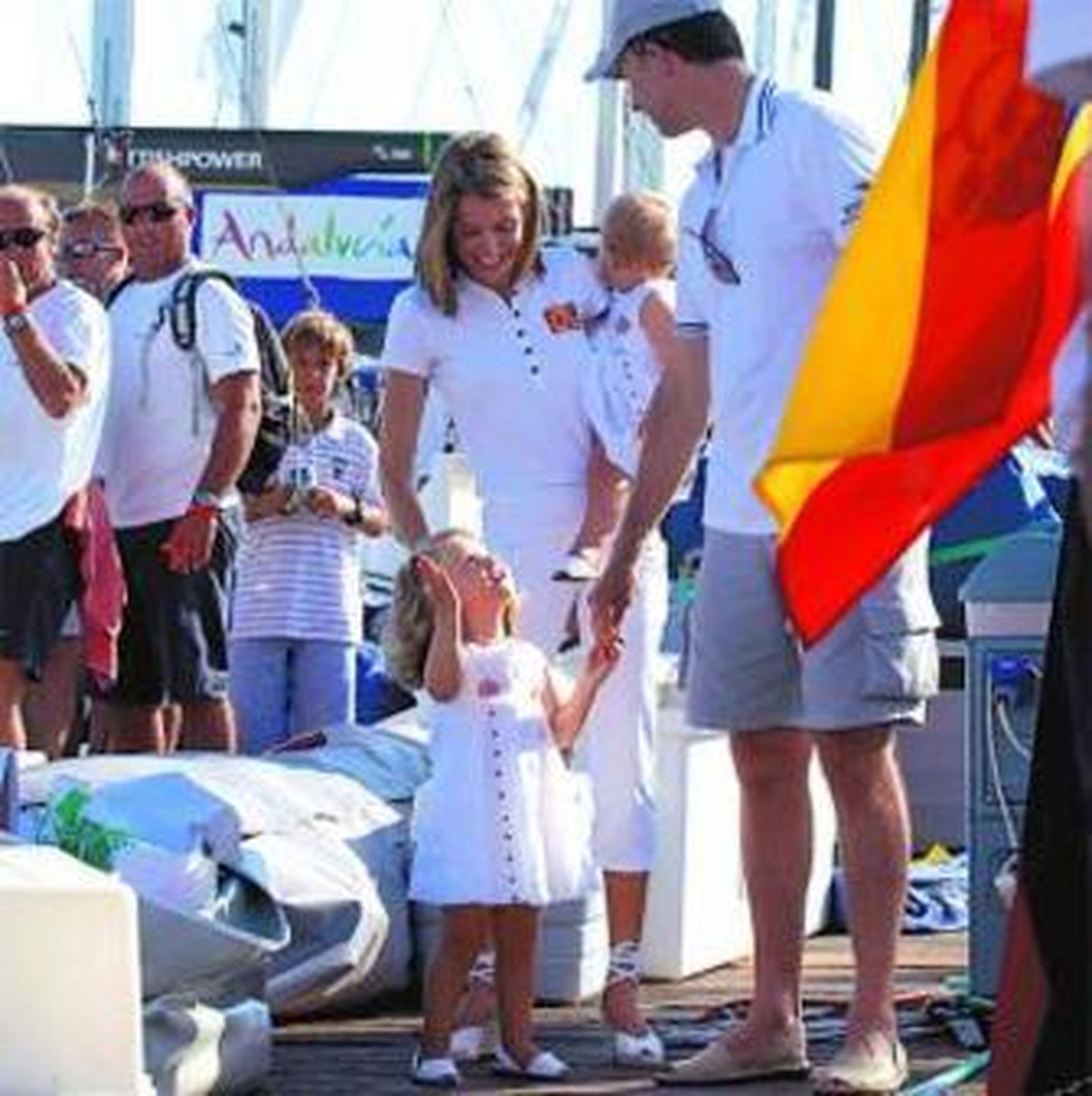 Leonor y Sofía, protagonistas del puerto de Mallorca