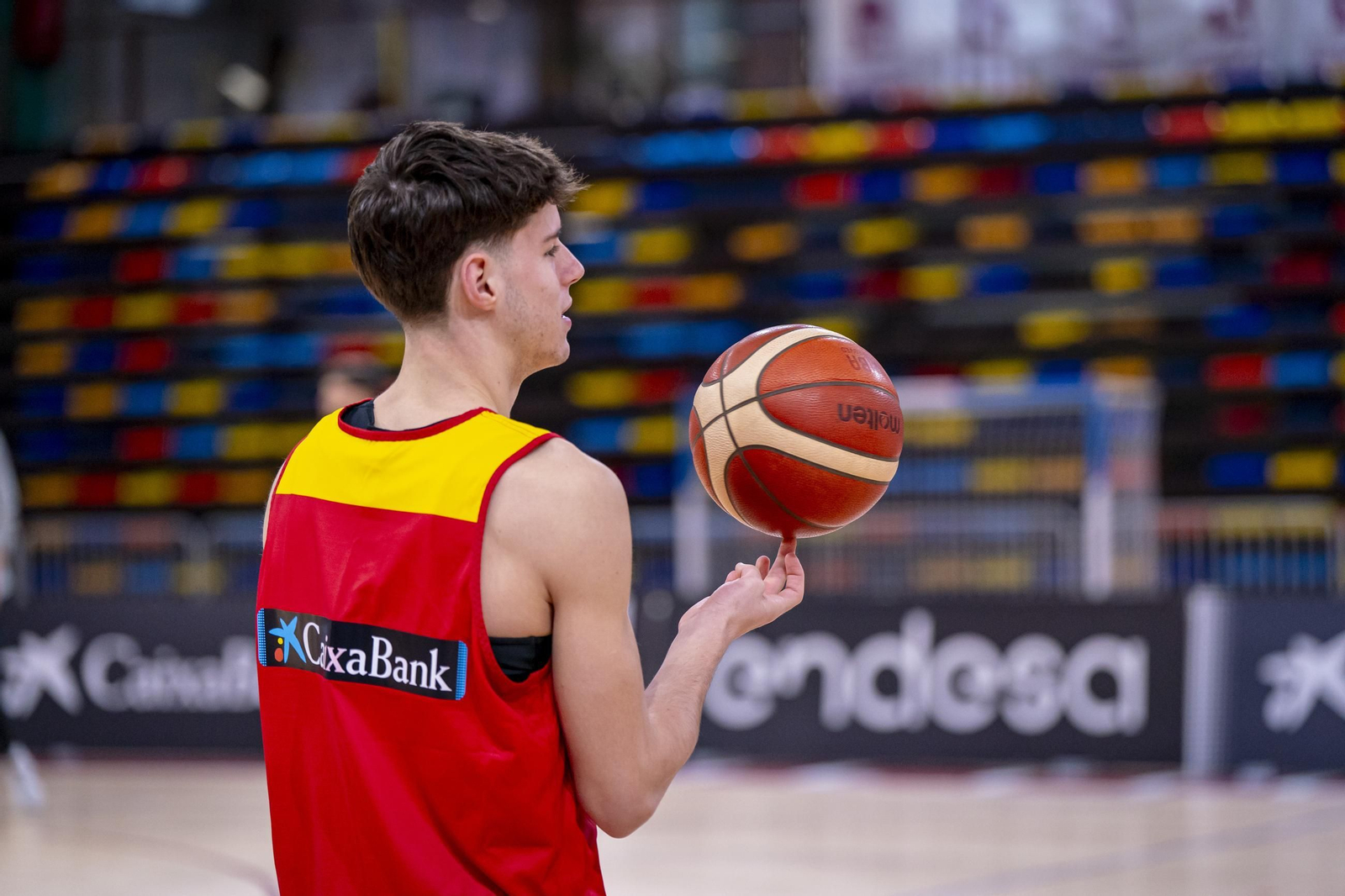 Mario, con la selección.