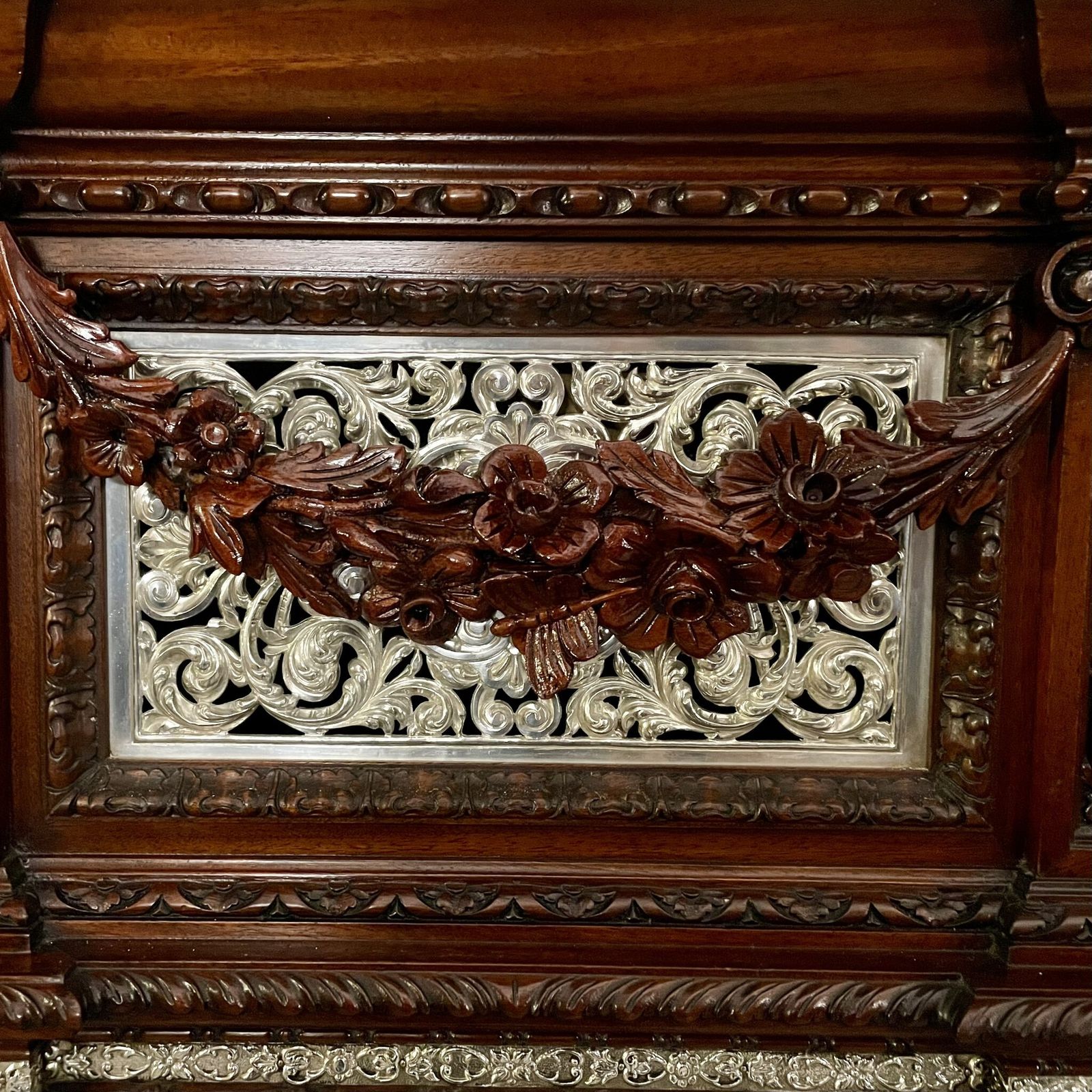 Detalle de una de las guirnaldas