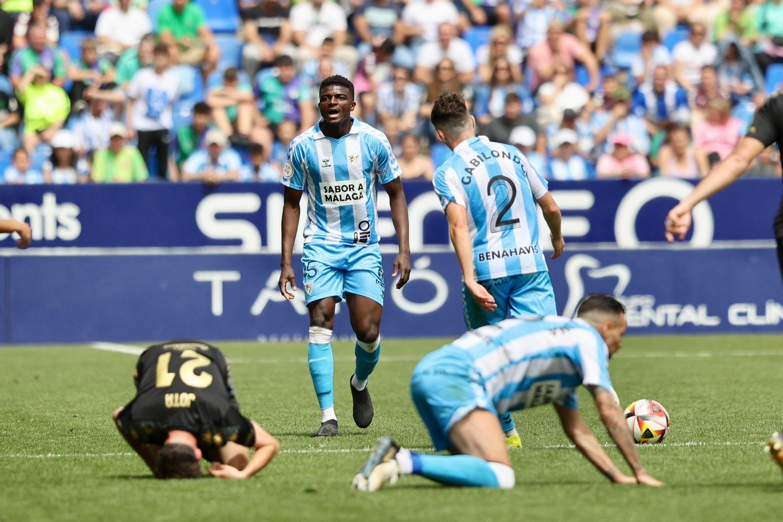 Málaga CF-AD Ceuta, en fotos