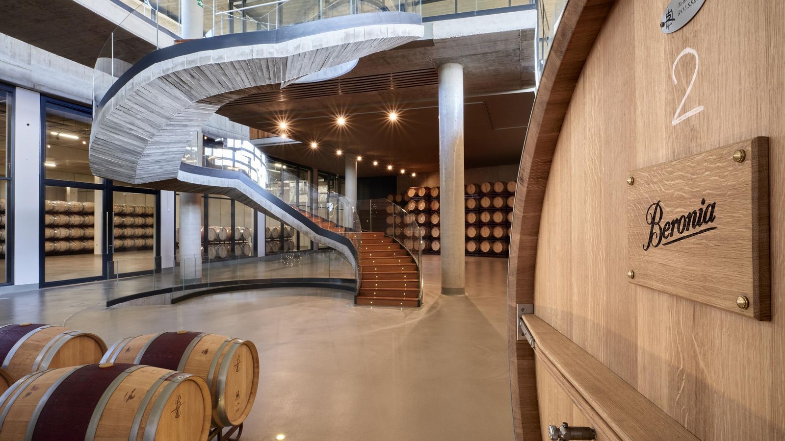 Interior de la bodega Beronia