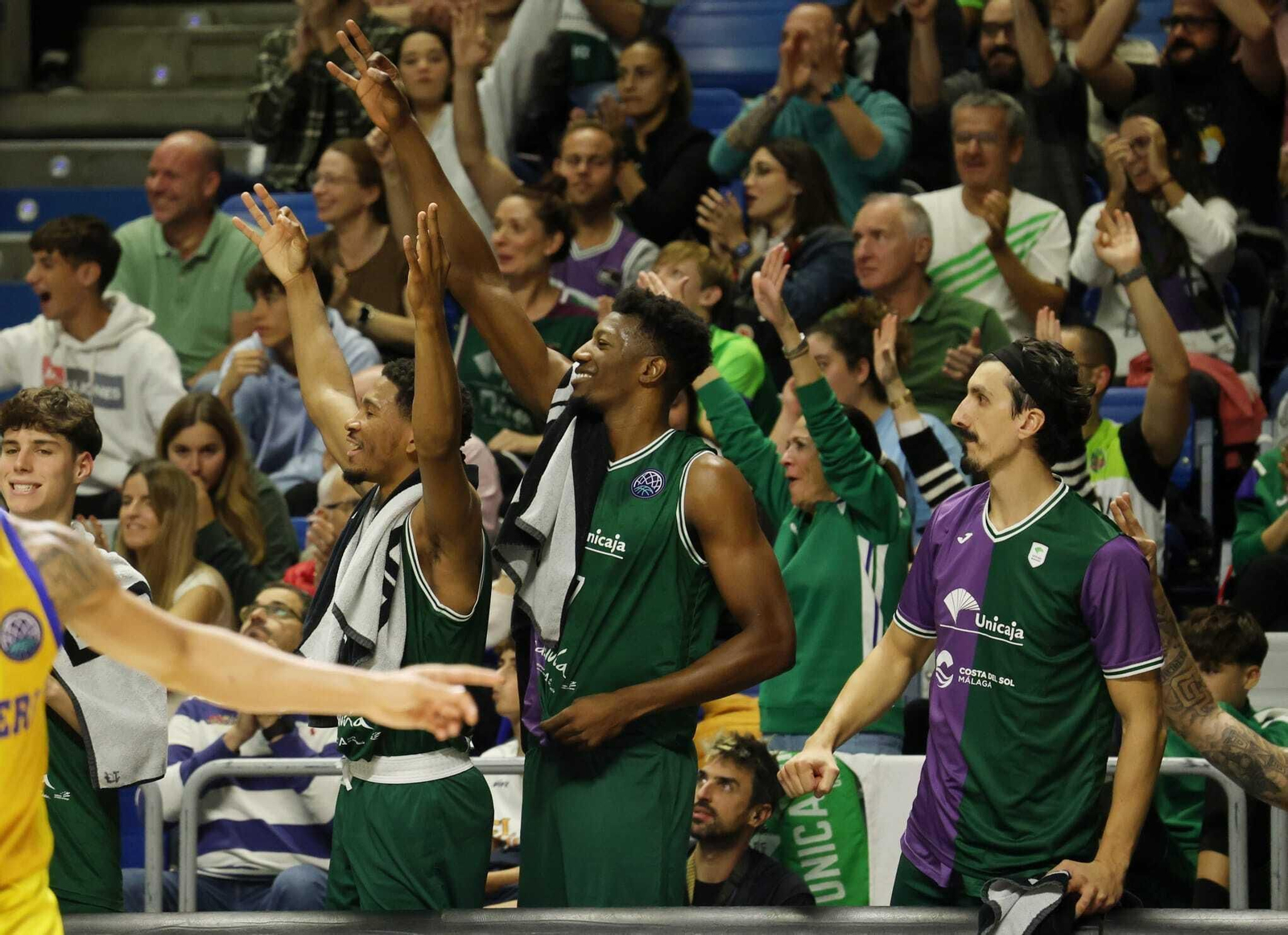 El Unicaja-Peristeri, en fotos